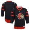 Ottawa Senators Toddler Replica Jersey - Black - Front View