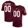 Virginia Tech Hokies Nike NIL Pick-A-Player Football Game Jersey - - Front View