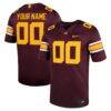Minnesota Golden Gophers Nike Custom Football Game Jersey - - Front View