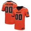 Oregon State Beavers Nike Custom Football Game Jersey - Orange - Front View