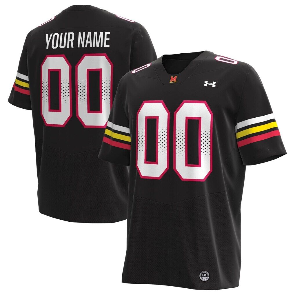 Maryland Terrapins Under Armour Custom Replica Football Jersey