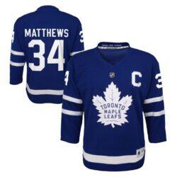 Auston Matthews Toronto Maple Leafs Outerstuff Infant Alternate Replica Jersey - - Front View