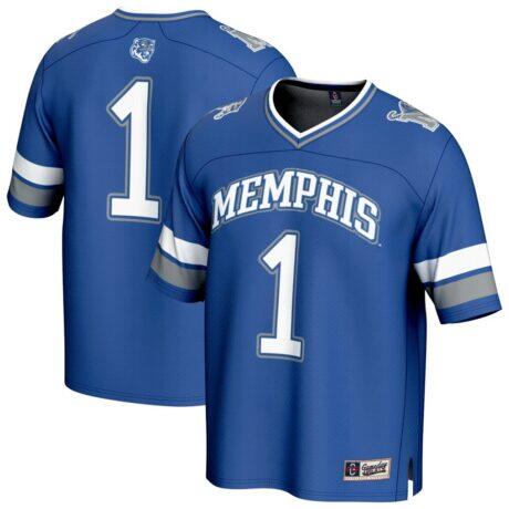 #1 Memphis Tigers GameDay Greats Unisex Collegiate Football Fashion Jersey - - Front View