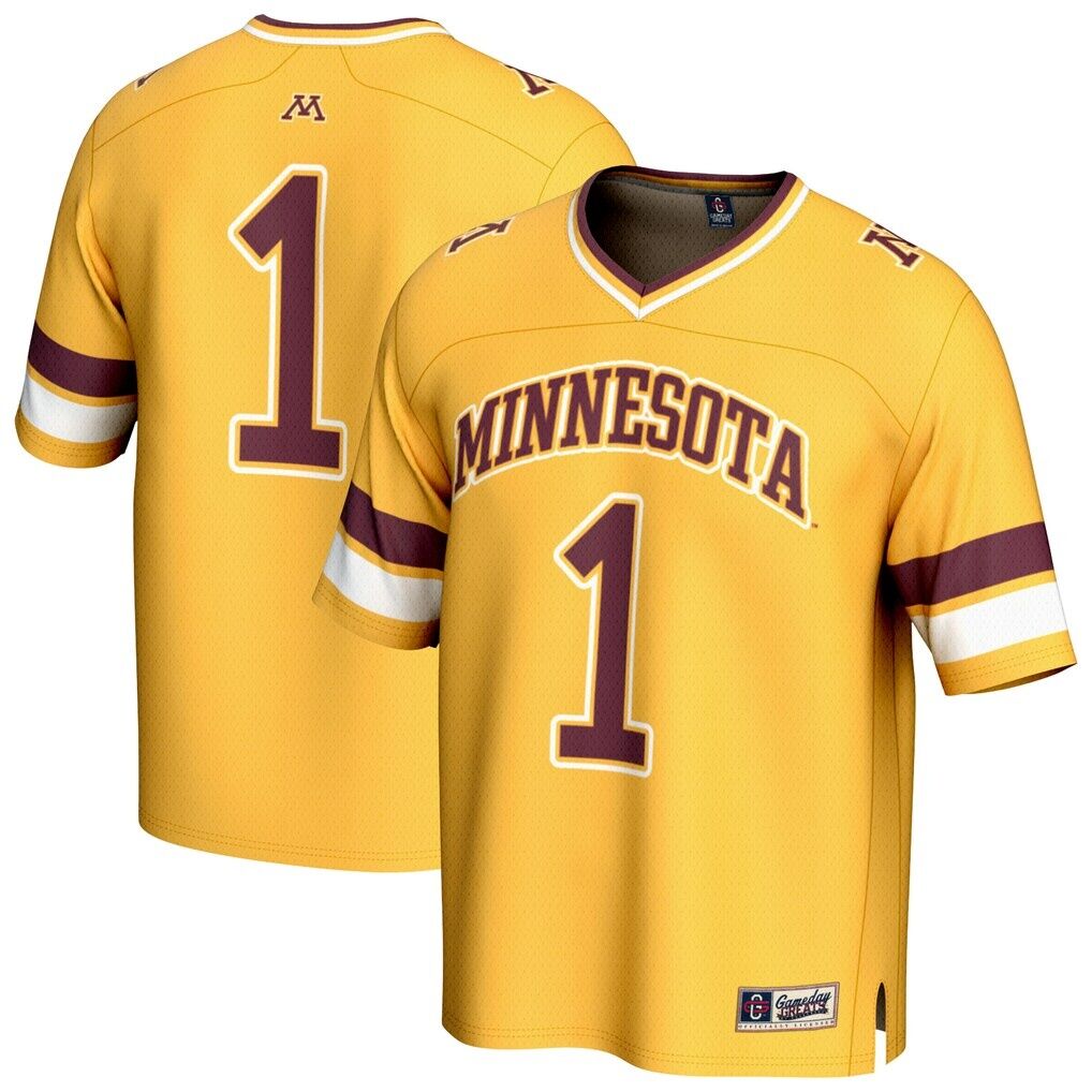 #1 Minnesota Golden Gophers GameDay Greats Unisex Collegiate Football Fashion Jersey