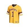 #1 Minnesota Golden Gophers GameDay Greats Unisex Collegiate Football Fashion Jersey - Gold - Side View