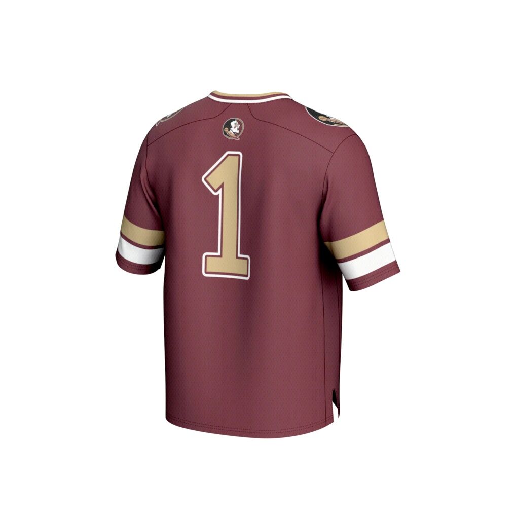 #1 Florida State Seminoles GameDay Greats Unisex Collegiate Football Fashion Jersey - Garnet