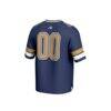#00 Montana State Bobcats GameDay Greats Unisex Collegiate Football Fashion Jersey - Navy - Detail View