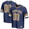 #00 Montana State Bobcats GameDay Greats Unisex Collegiate Football Fashion Jersey - Navy - Front View