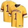 #1 Minnesota Golden Gophers GameDay Greats Youth Collegiate Football Fashion Jersey - Gold - Front View