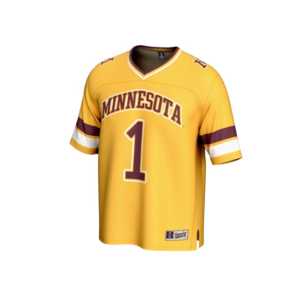 #1 Minnesota Golden Gophers GameDay Greats Youth Collegiate Football Fashion Jersey
