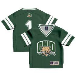 #1 Ohio Bobcats GameDay Greats Toddler Collegiate Football Fashion Jersey - Green - Front View