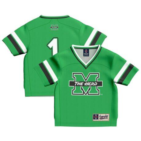 #1 Marshall Thundering Herd GameDay Greats Toddler Collegiate Football Fashion Jersey - - Front View