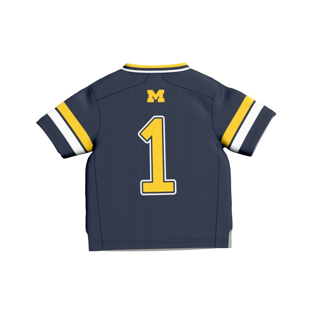 #1 Michigan Wolverines GameDay Greats Toddler Collegiate Football Fashion Jersey