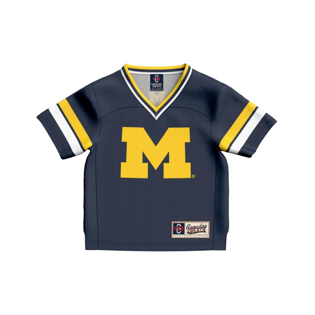 #1 Michigan Wolverines GameDay Greats Toddler Collegiate Football Fashion Jersey