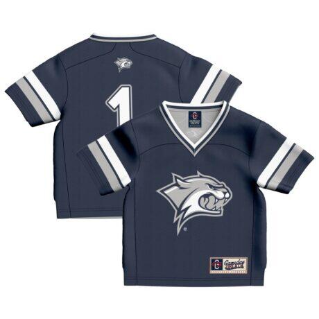 #1 New Hampshire Wildcats GameDay Greats Toddler Collegiate Football Fashion Jersey - Navy - Front View