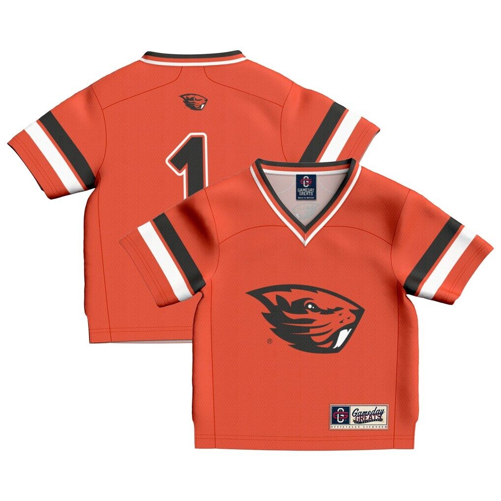 #1 Oregon State Beavers GameDay Greats Toddler Collegiate Football Fashion Jersey