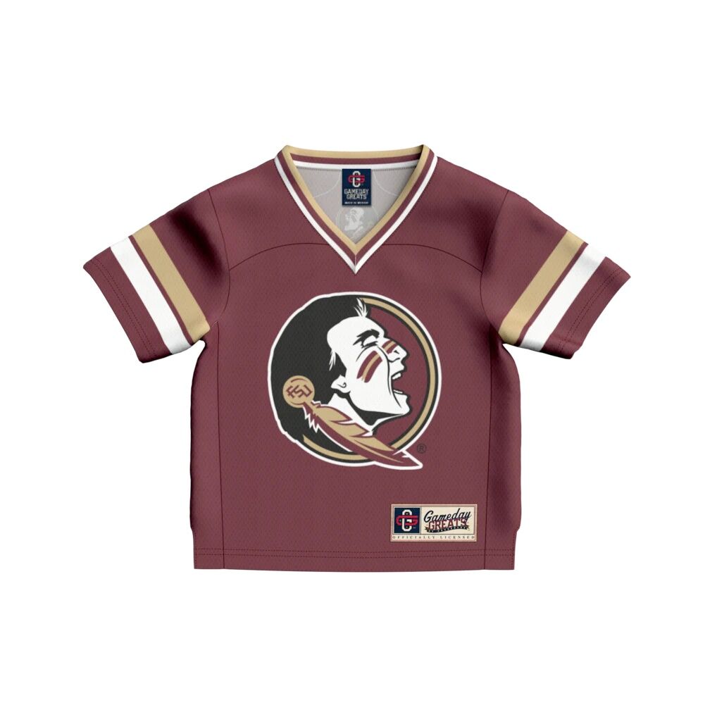 #1 Florida State Seminoles GameDay Greats Toddler Collegiate Football Fashion Jersey - Garnet