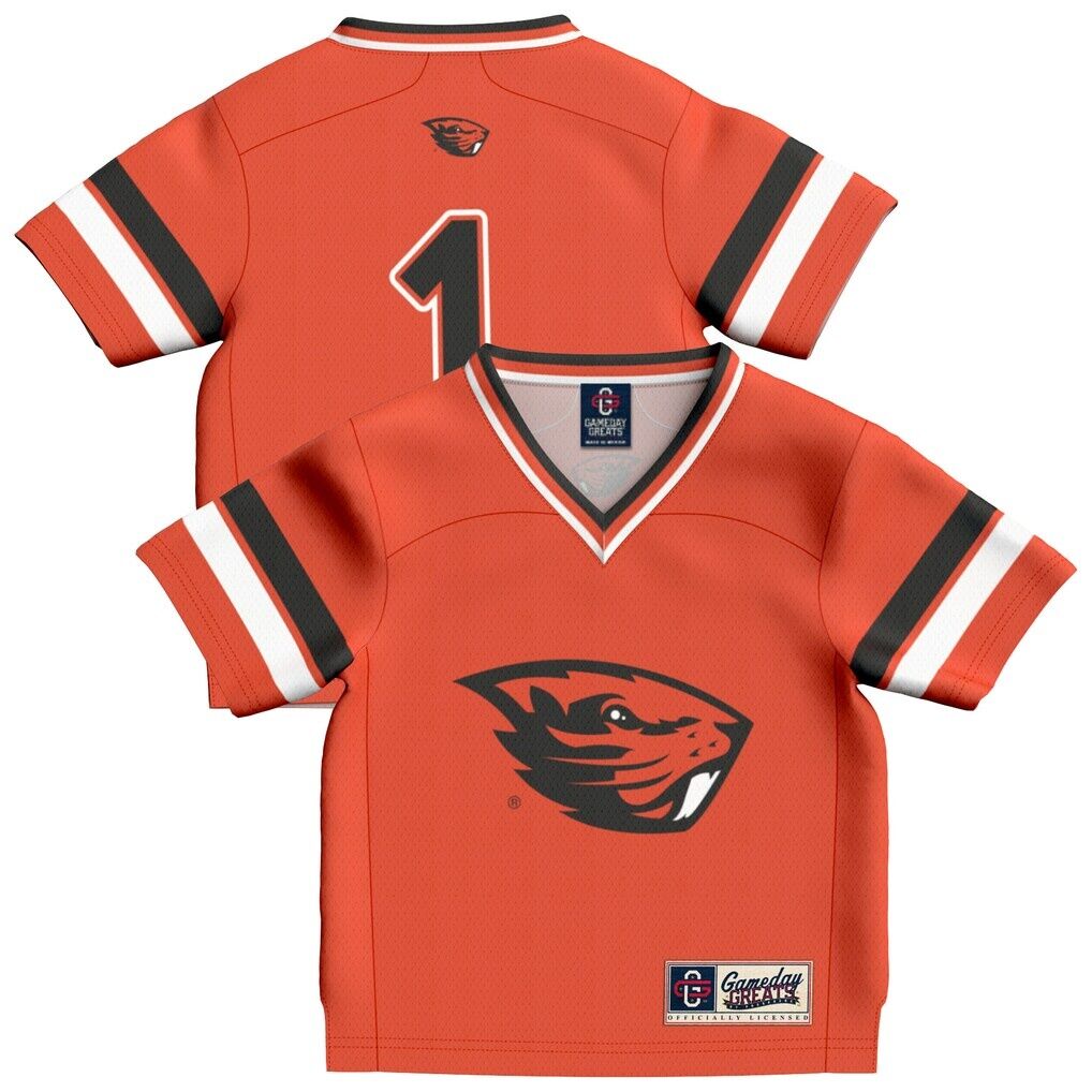#1 Oregon State Beavers GameDay Greats Infant Collegiate Football Fashion Jersey