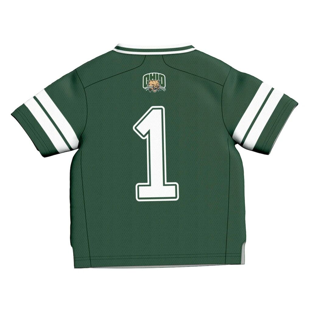 #1 Ohio Bobcats GameDay Greats Infant Collegiate Football Fashion Jersey