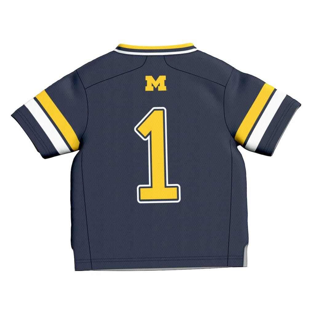 #1 Michigan Wolverines GameDay Greats Infant Collegiate Football Fashion Jersey