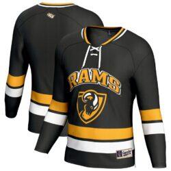 VCU Rams GameDay Greats Spirit Hockey Jersey - Black - Front View