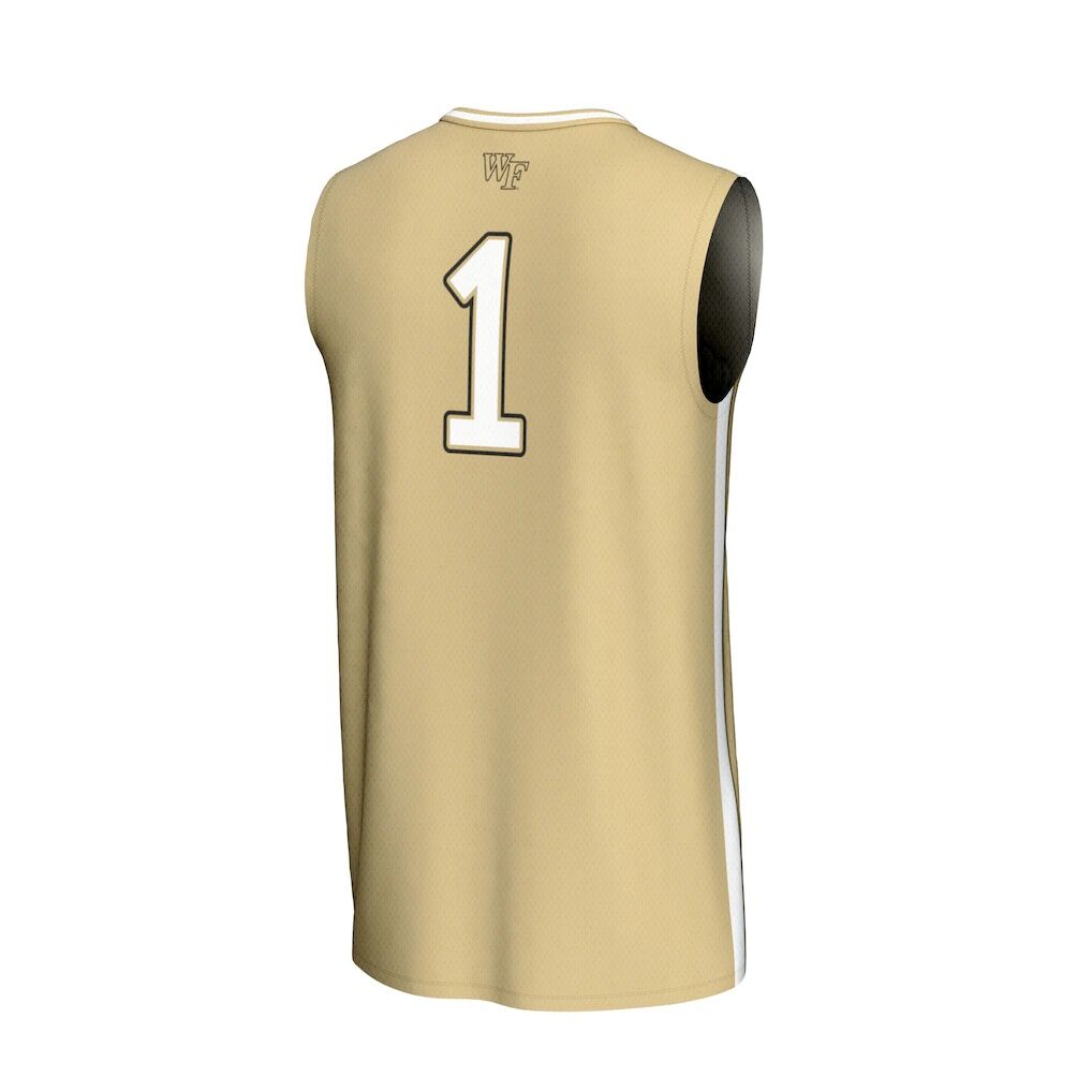 #1 Wake Forest Demon Deacons GameDay Greats Unisex Lightweight Collegiate Basketball Fashion Jersey