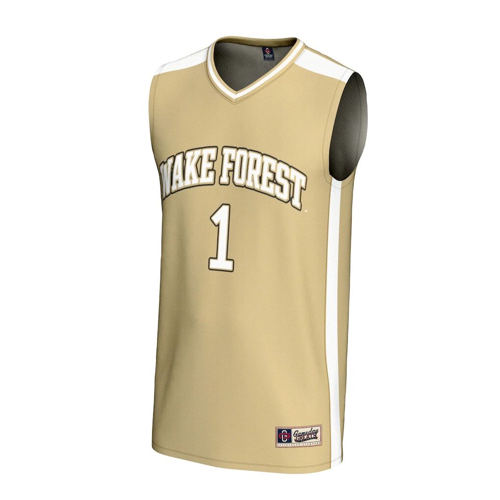 #1 Wake Forest Demon Deacons GameDay Greats Unisex Lightweight Collegiate Basketball Fashion Jersey