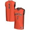 #1 Oregon State Beavers GameDay Greats Unisex Lightweight Collegiate Basketball Fashion Jersey - Orange - Front View