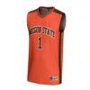 #1 Oregon State Beavers GameDay Greats Unisex Lightweight Collegiate Basketball Fashion Jersey - Orange - Side View