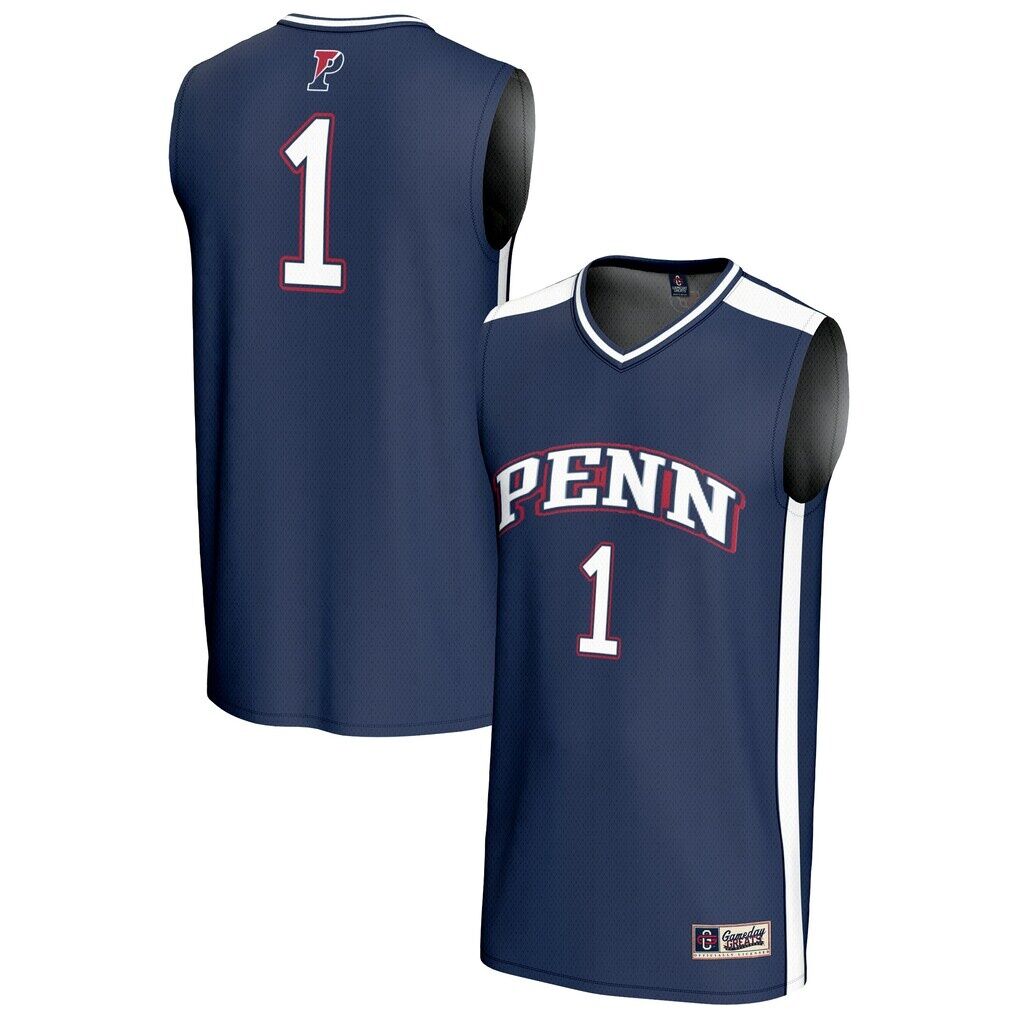 #1 Pennsylvania Quakers GameDay Greats Unisex Lightweight Collegiate Basketball Fashion Jersey