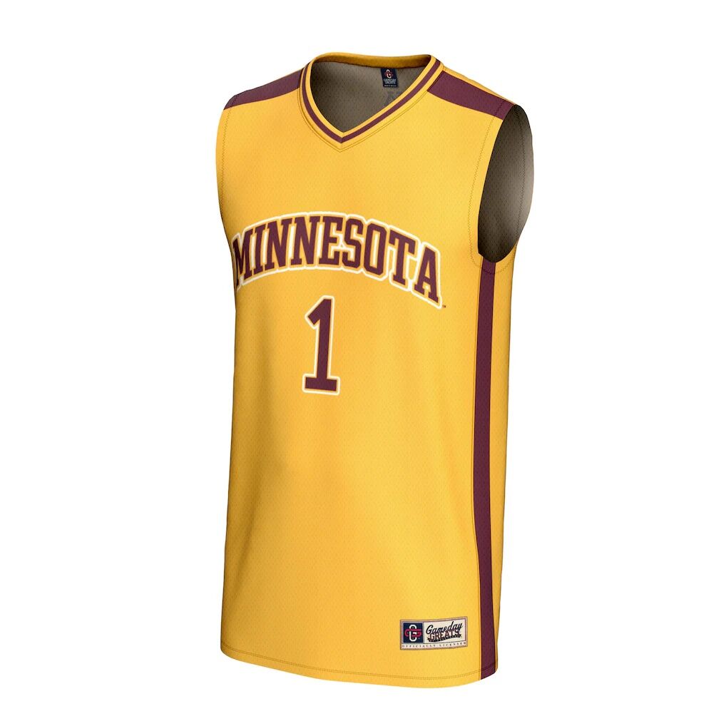 #1 Minnesota Golden Gophers GameDay Greats Unisex Lightweight Collegiate Basketball Fashion Jersey