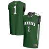 #1 Ohio Bobcats GameDay Greats Unisex Lightweight Collegiate Basketball Fashion Jersey - Green - Front View