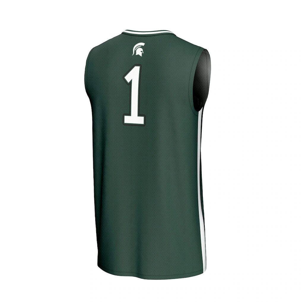 #1 Michigan State Spartans GameDay Greats Unisex Lightweight Collegiate Basketball Fashion Jersey