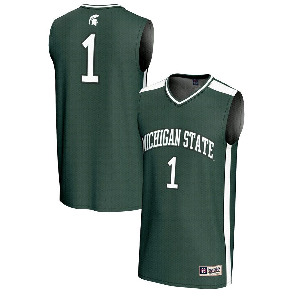 #1 Michigan State Spartans GameDay Greats Unisex Lightweight Collegiate Basketball Fashion Jersey