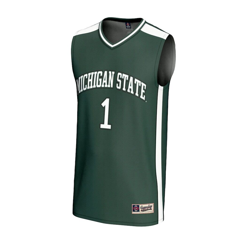 #1 Michigan State Spartans GameDay Greats Unisex Lightweight Collegiate Basketball Fashion Jersey