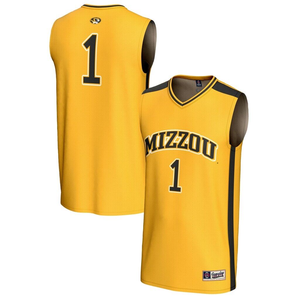 #1 Missouri Tigers GameDay Greats Unisex Lightweight Collegiate Basketball Fashion Jersey