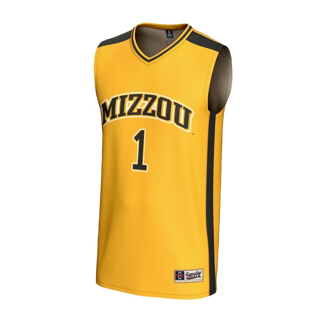#1 Missouri Tigers GameDay Greats Unisex Lightweight Collegiate Basketball Fashion Jersey
