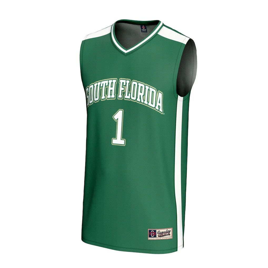 #1 South Florida Bulls GameDay Greats Unisex Lightweight Collegiate Basketball Fashion Jersey