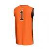 #1 Oklahoma State Cowboys GameDay Greats Unisex Lightweight Collegiate Basketball Fashion Jersey - Orange - Detail View