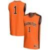 #1 Oklahoma State Cowboys GameDay Greats Unisex Lightweight Collegiate Basketball Fashion Jersey - Orange - Front View