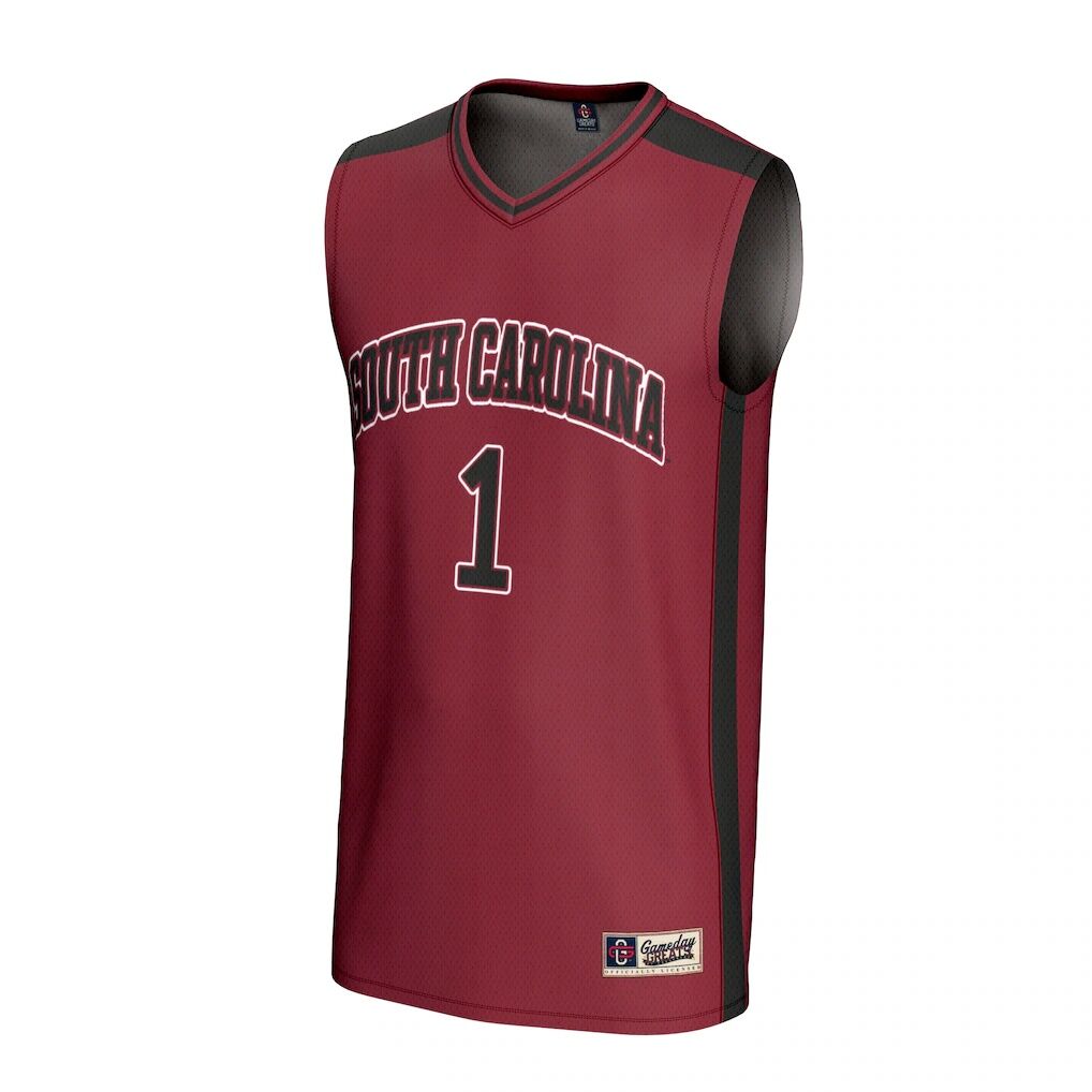 #1 South Carolina Gamecocks GameDay Greats Youth Lightweight Collegiate Basketball Fashion Jersey - Garnet