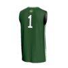 #1 Ohio Bobcats GameDay Greats Youth Lightweight Collegiate Basketball Fashion Jersey - Green - Detail View