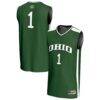 #1 Ohio Bobcats GameDay Greats Youth Lightweight Collegiate Basketball Fashion Jersey - Green - Front View