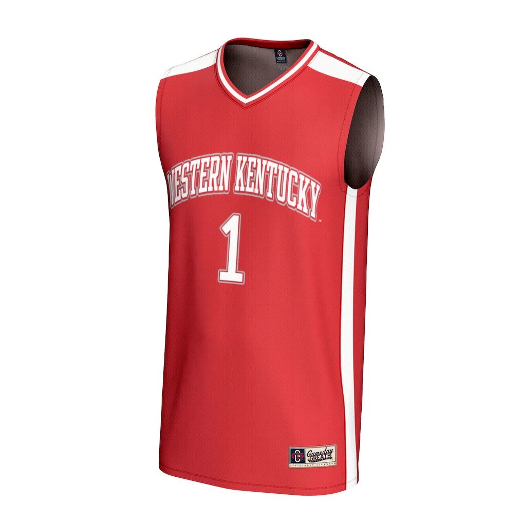 #1 Western Kentucky Hilltoppers GameDay Greats Youth Lightweight Collegiate Basketball Fashion Jersey