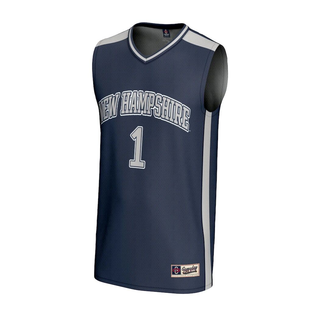 #1 New Hampshire Wildcats GameDay Greats Youth Lightweight Collegiate Basketball Fashion Jersey