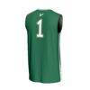 #1 South Florida Bulls GameDay Greats Youth Lightweight Collegiate Basketball Fashion Jersey - Green - Detail View