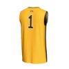 #1 Missouri Tigers GameDay Greats Youth Lightweight Collegiate Basketball Fashion Jersey - Gold - Detail View