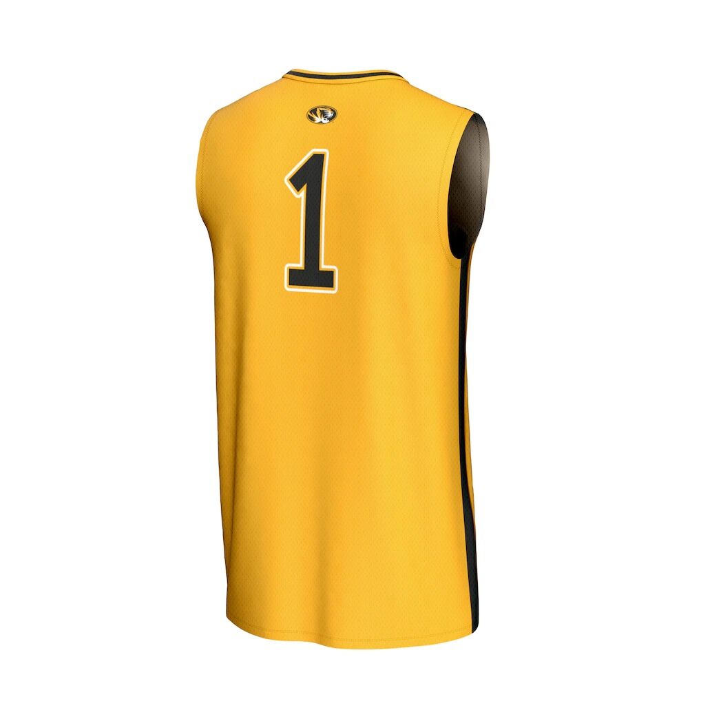 #1 Missouri Tigers GameDay Greats Youth Lightweight Collegiate Basketball Fashion Jersey