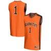 #1 Oklahoma State Cowboys GameDay Greats Youth Lightweight Collegiate Basketball Fashion Jersey - Orange - Front View