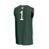 #1 Michigan State Spartans GameDay Greats Youth Lightweight Collegiate Basketball Fashion Jersey - Green - Detail View